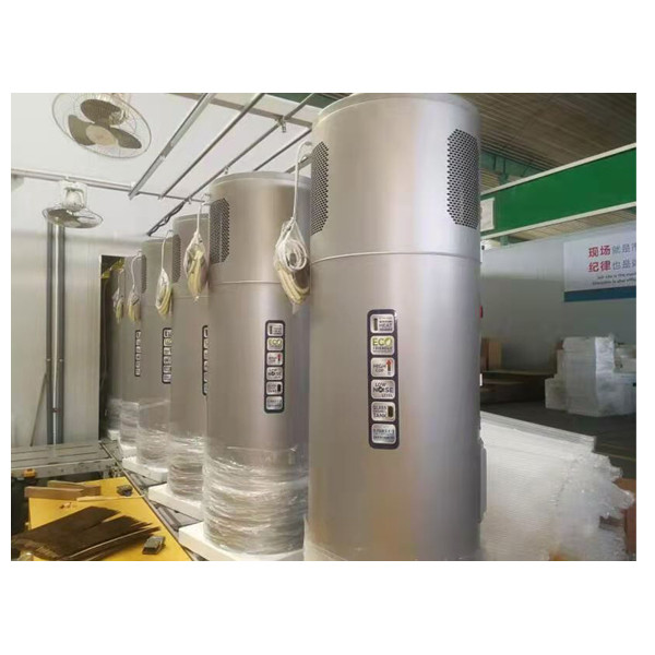 Rostfritt stål En14511 Testat av TUV Air to Water Heat Pump Värmepumpsystem