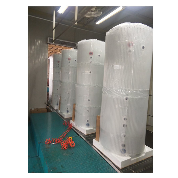 100 ~ 20000L flytande lagringstank matkvalitet rostfritt stål tank varmvattenförvaringstank 