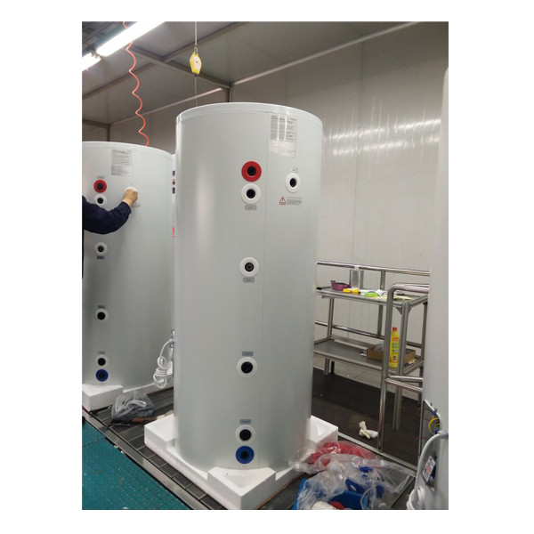 Kompakt 100 liters horisontell expansionsbehållare för sanitärt varmvatten 