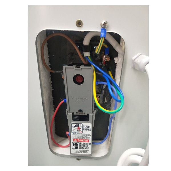 Elektrisk förvaringslinje för yttre tank för varmvattenberedare 