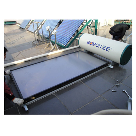 Platt plåt solpanel solvärmesystem för varmvattenberedare