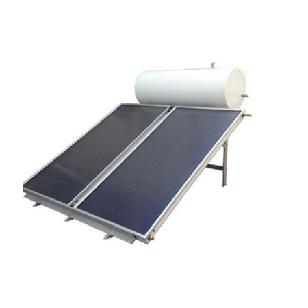 Energibesparande fotovoltaisk solpanel varmvattenberedare på högsta nivå