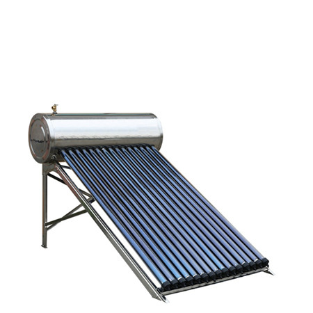 Solvärmesystem för varmvatten (solfångare med platt platta)