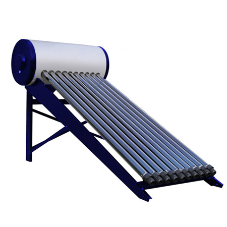 Suntask solvattenvärmare med lågt tryck med assistenttank med 25 graders ram