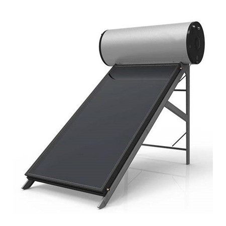 Solvärmesystem för varmvatten (solfångare med platt platta)